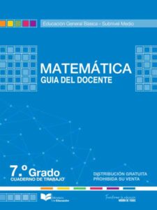 Guía Docente cuaderno de trabajo de Matemáticas 7